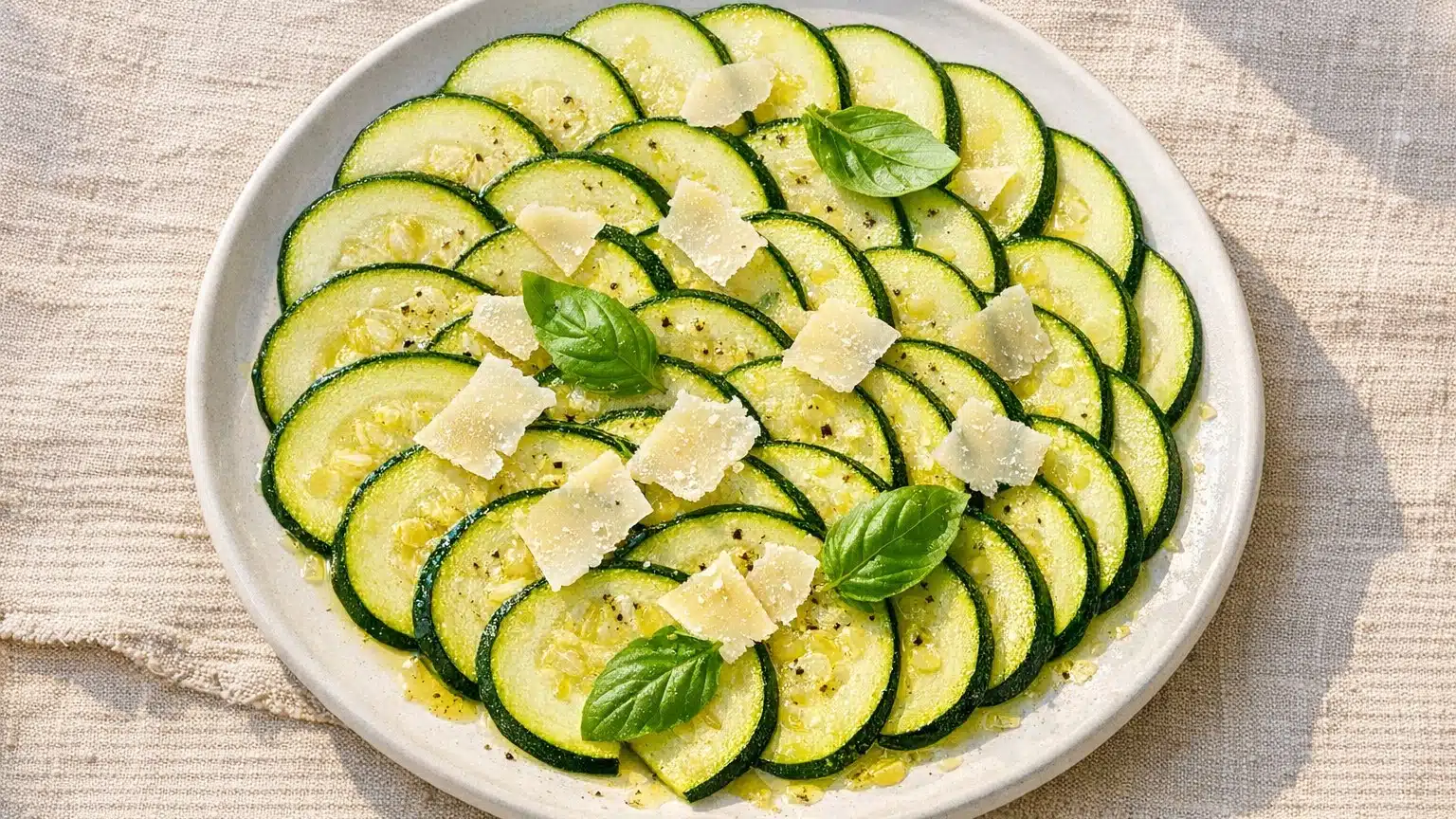 &laquo; C'est meilleur que tout ce que tu faisais avant &raquo; : ce carpaccio de courgettes marin&eacute;es est devenu l'entr&eacute;e d'&eacute;t&eacute; que to...