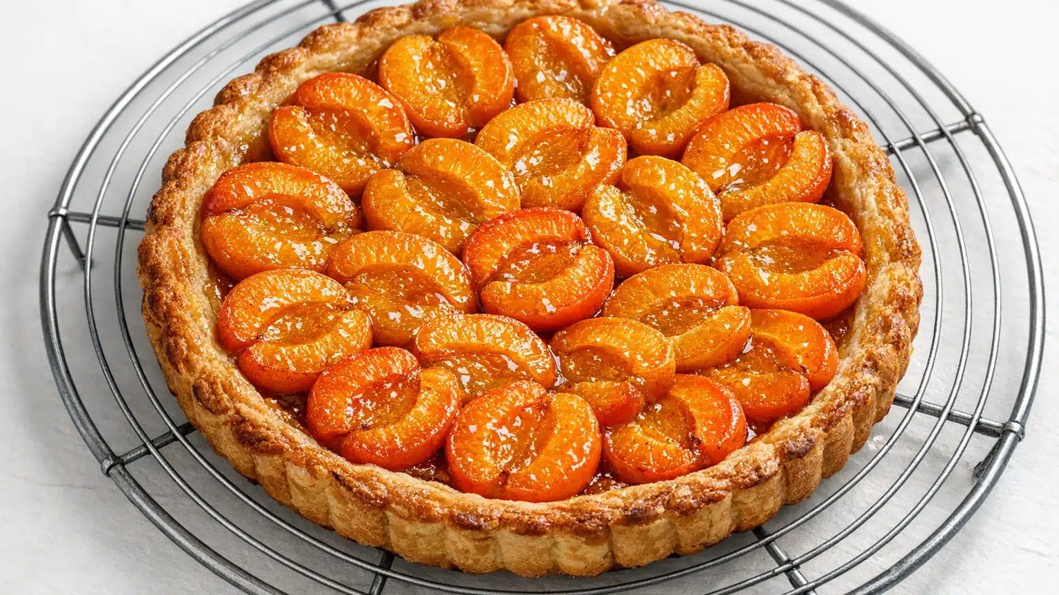 Fini la p&acirc;te d&eacute;tremp&eacute;e sous mes abricots : ce que je saupoudre d&eacute;sormais avant de poser les fruits (et la tarte reste crou...