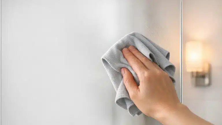 J'&eacute;talais de la mousse &agrave; raser sur mon miroir embu&eacute; chaque matin : depuis que je l'essuie le soir, plus une seule trace de...