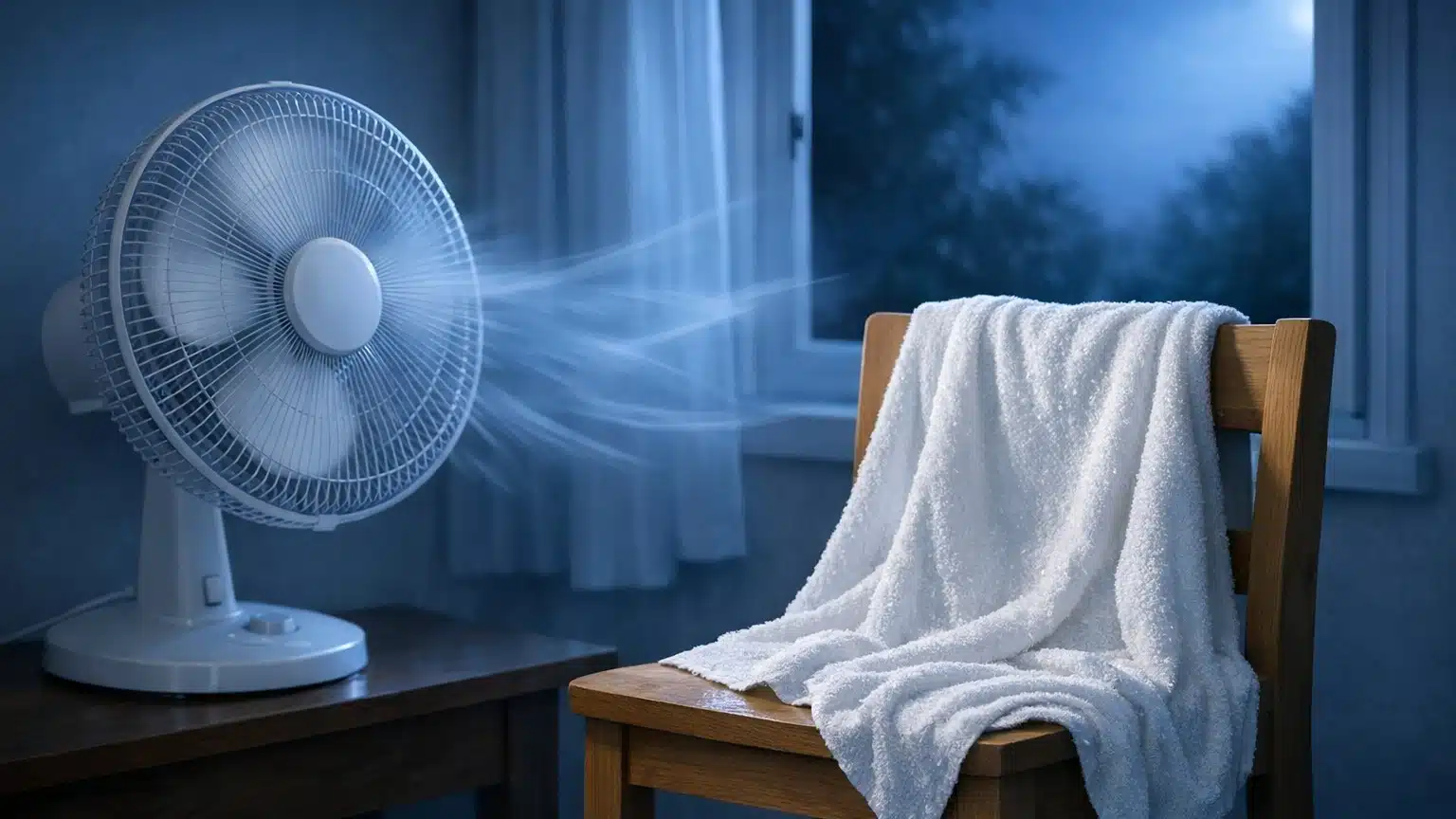 Je laissais mon ventilateur tourner toute la nuit sans rien sentir : ma voisine m'a montr&eacute; le geste qui le rend enfin effi...
