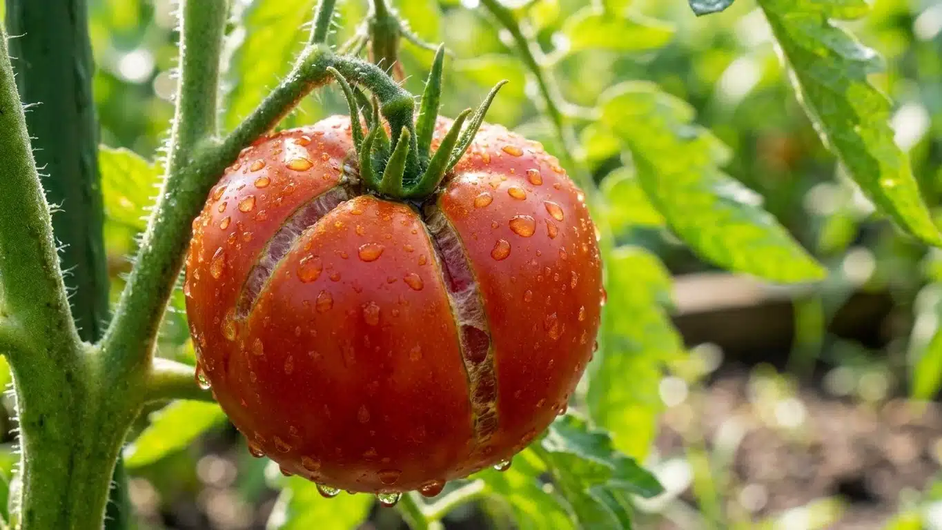 La peau de vos tomates &eacute;clate en pleine canicule et personne ne comprend pourquoi : le vrai coupable, c'est l'heure d'arro...