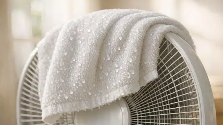 Le geste des anciens contre la canicule sans climatiseur : ce qu'ils tendaient devant le ventilateur rafra&icirc;chissait vraime...