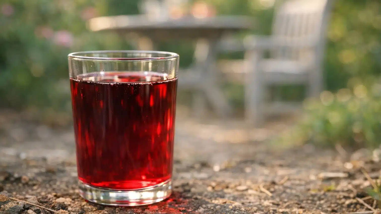 Les gu&ecirc;pes envahissaient ma table chaque &eacute;t&eacute; : depuis que je pose ce verre &agrave; l'autre bout du jardin, elles ne viennent plu...