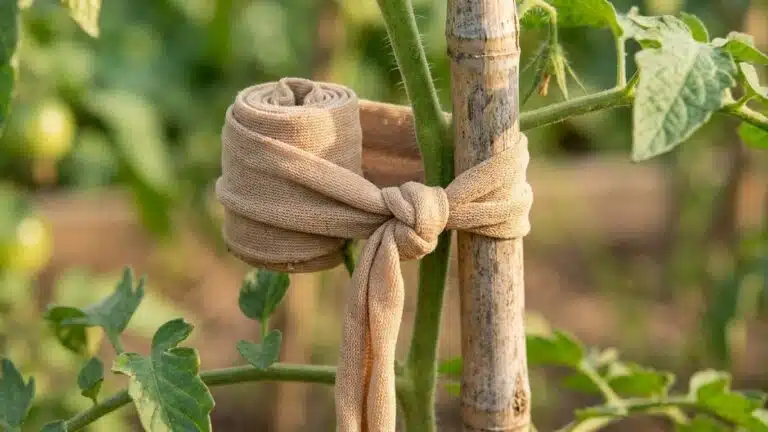 Ma grand-m&egrave;re d&eacute;coupait toujours ses vieux bas nylon en lani&egrave;res avant de tuteurer ses tomates et ce n'&eacute;tait pas par &eacute;conomie