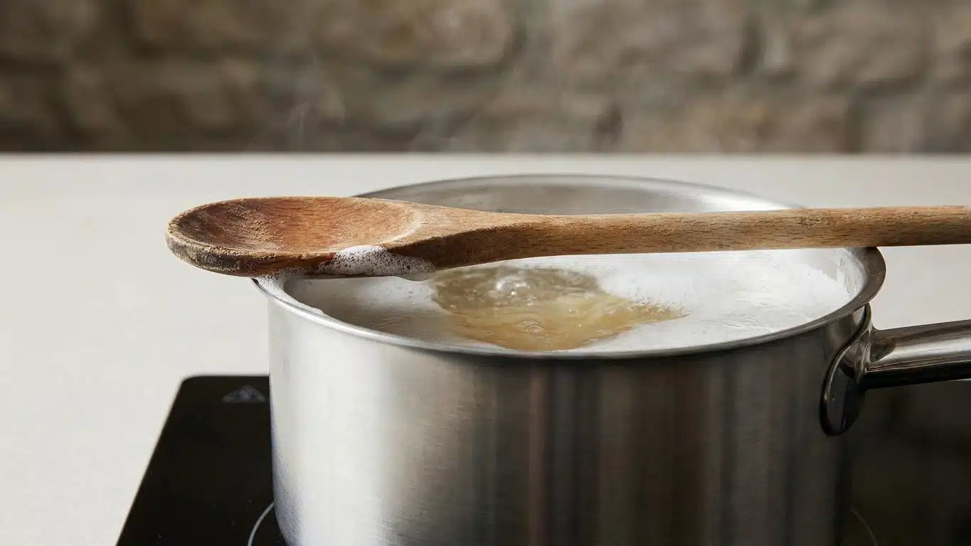 Ma grand-m&egrave;re posait toujours une cuill&egrave;re en bois en travers de sa casserole de p&acirc;tes et ce n'&eacute;tait pas par hasard