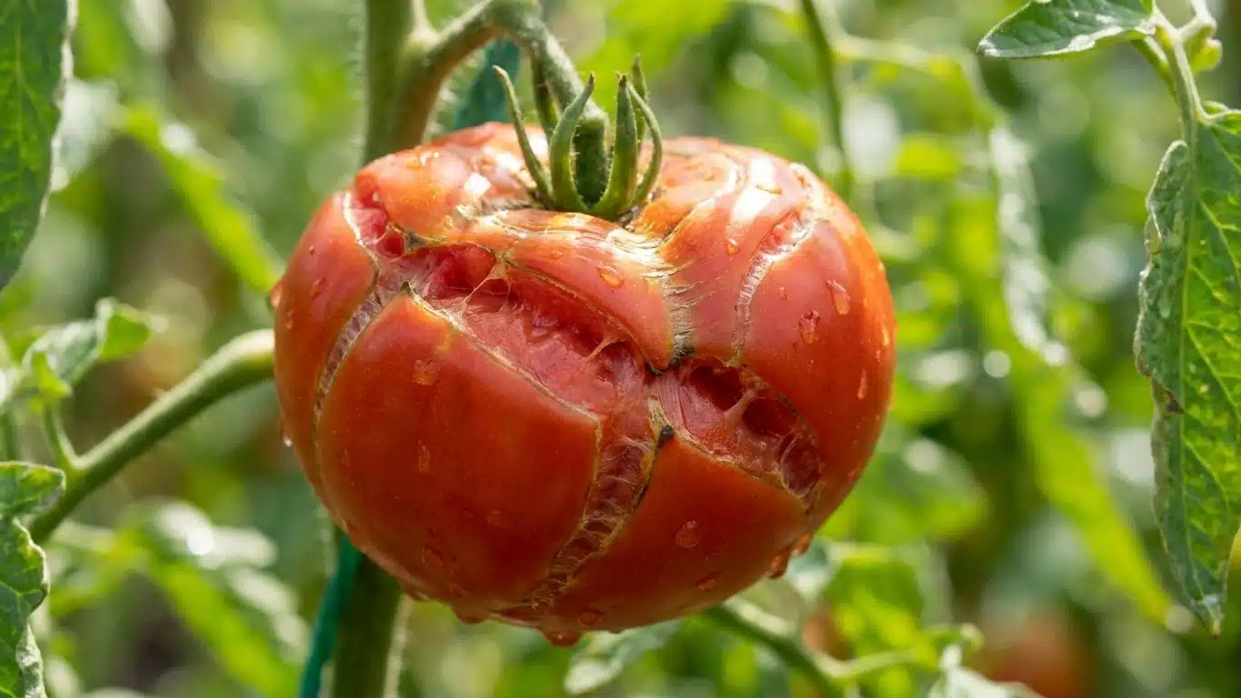 Si vos tomates &eacute;clatent en pleine canicule, ce n'est pas la chaleur le vrai coupable mais ce geste que tout le monde r&eacute;p&egrave;te