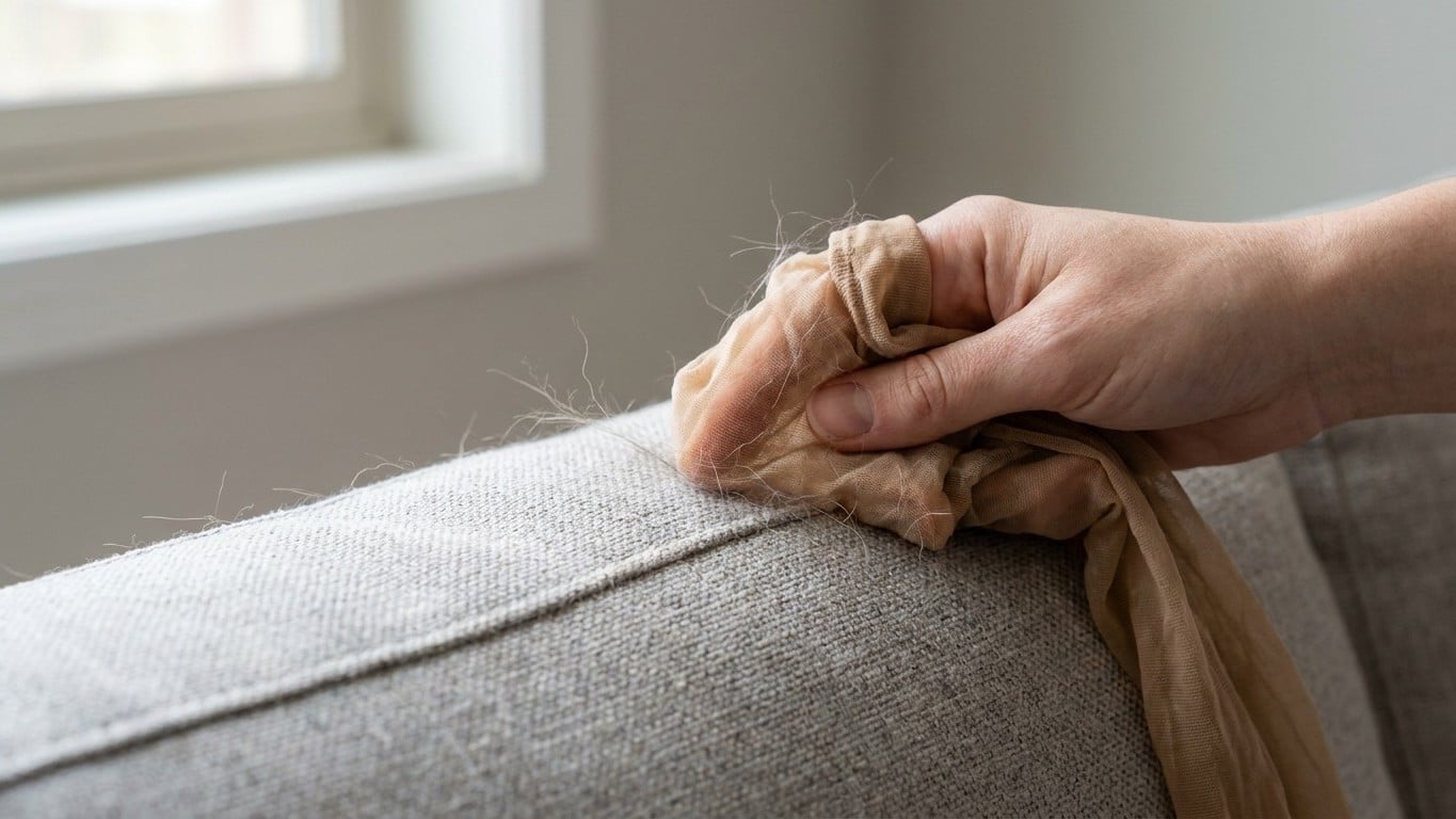 Fini l'aspirateur qui glisse sur les poils d'animaux coll&eacute;s au canap&eacute; : cet objet que vous alliez jeter les d&eacute;colle en un ...