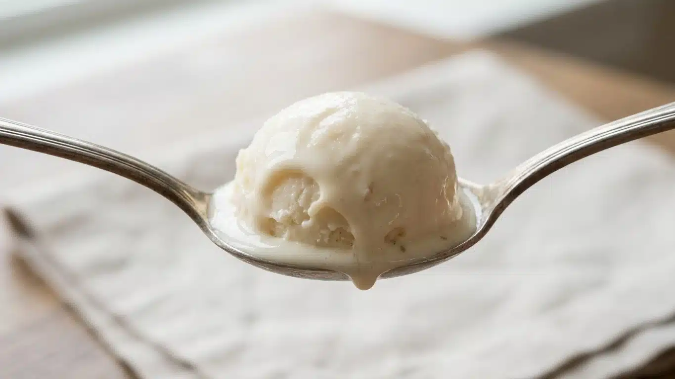 Fini la glace maison pleine de cristaux sans sorbeti&egrave;re : voici ce que les p&acirc;tissiers mixent avec la cr&egrave;me pour une textur...