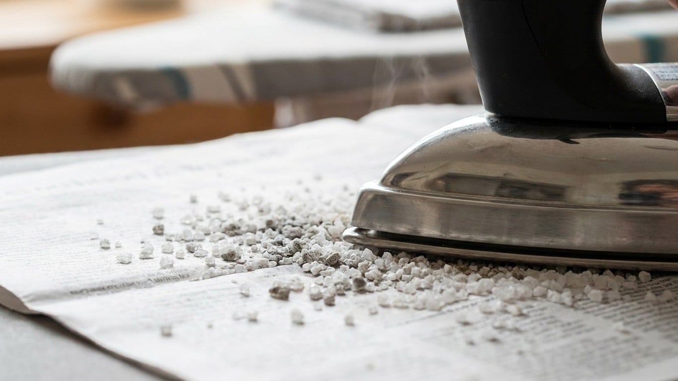 Fini la semelle de fer couverte de r&eacute;sidus br&ucirc;l&eacute;s : ce que les anciennes &eacute;talaient sur un papier avant d'y passer le fer c...