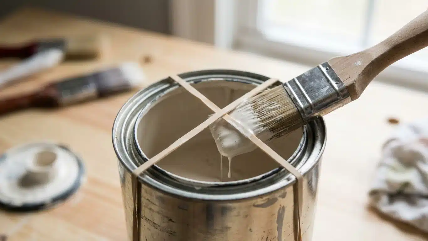 Fini le couvercle du pot de peinture impossible &agrave; refermer : voici ce que les peintres tendent en travers avant m&ecirc;me de tr...