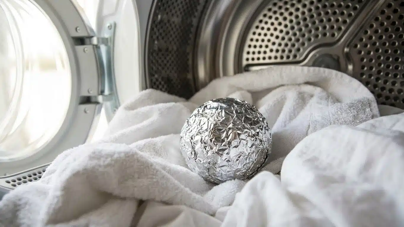 Fini les lingettes assouplissantes rachet&eacute;es chaque mois : cette boule que vous avez d&eacute;j&agrave; dans le tiroir de la cuisine tie...