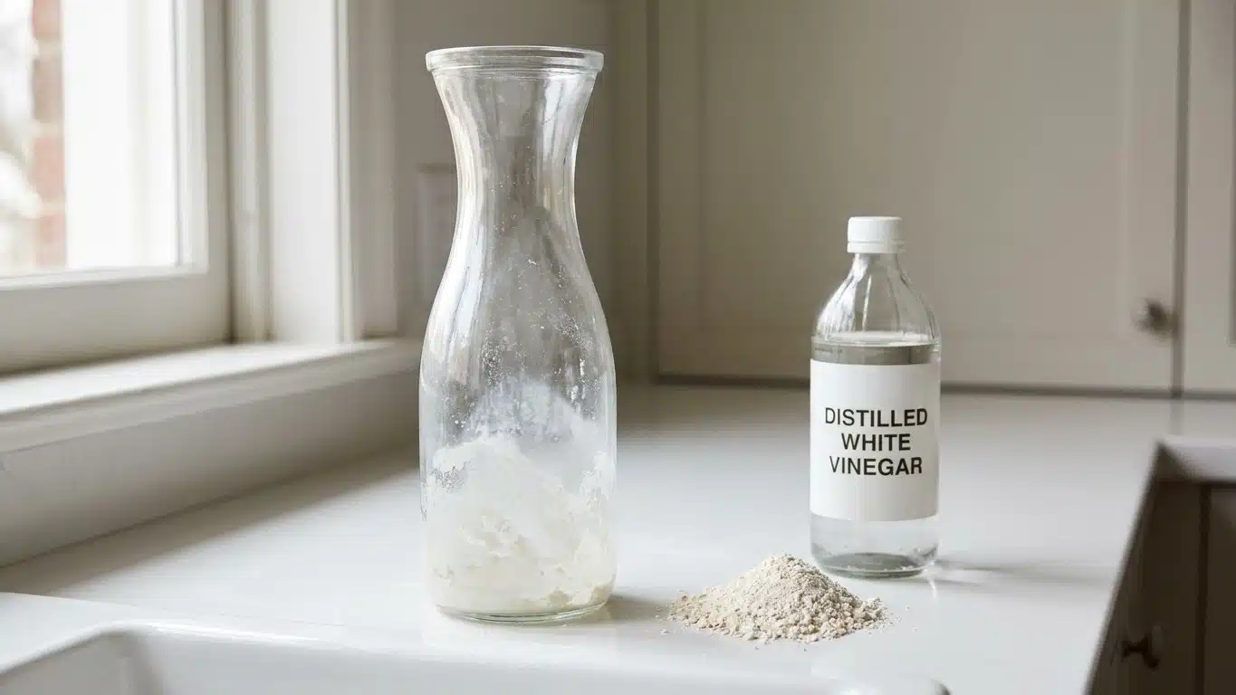 Je jetais mes carafes au fond entartr&eacute; parce qu'aucun goupillon ne passait le col : depuis qu'un ancien m'a montr&eacute; ce qu'i...