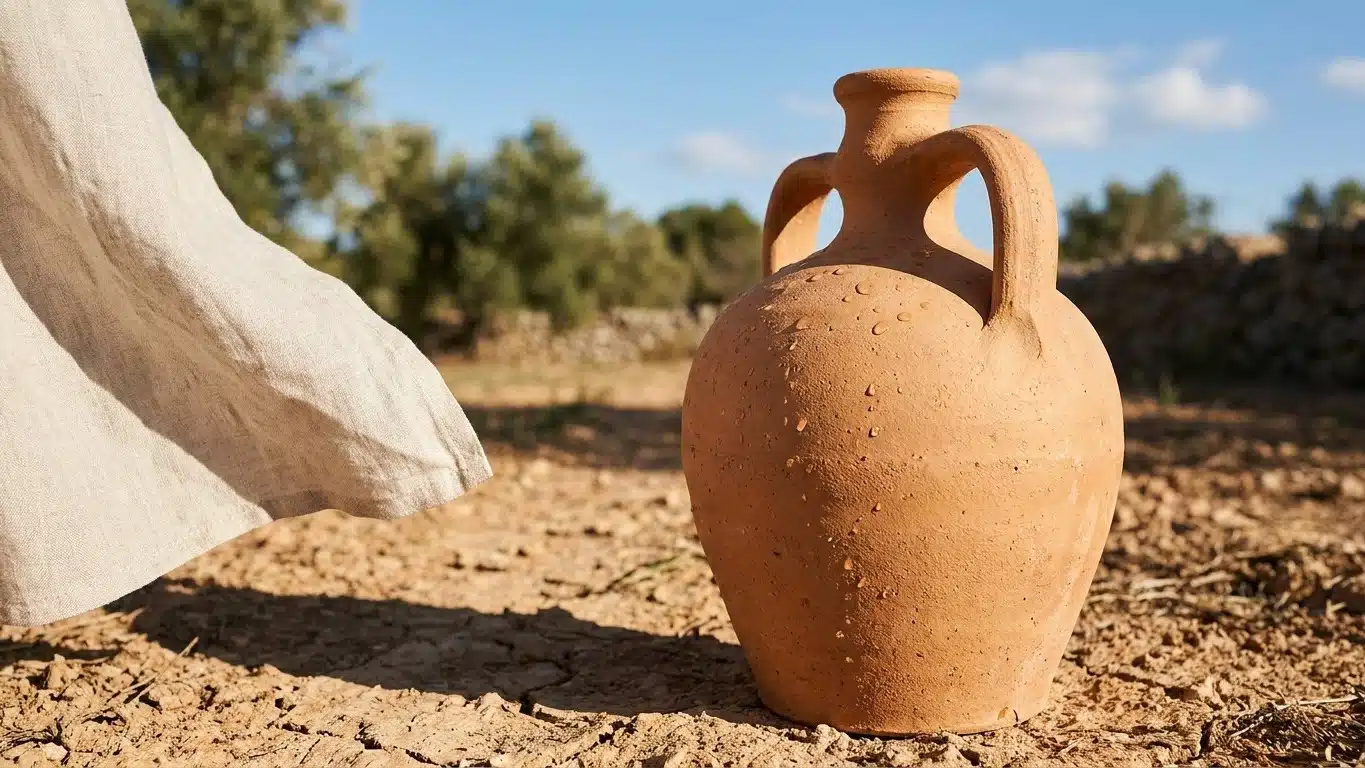 Je mettais mes bouteilles &agrave; l'ombre en pensant garder mon eau fra&icirc;che : un ancien du village m'a montr&eacute; ce qu'il remplissa...