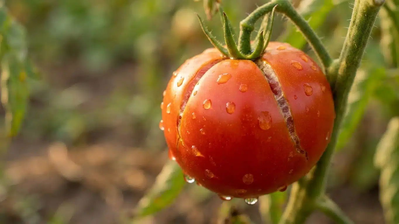 &laquo; Je pensais que c'&eacute;tait la chaleur &raquo; : pourquoi vos tomates se fendent en r&eacute;alit&eacute; juste apr&egrave;s vos arrosages