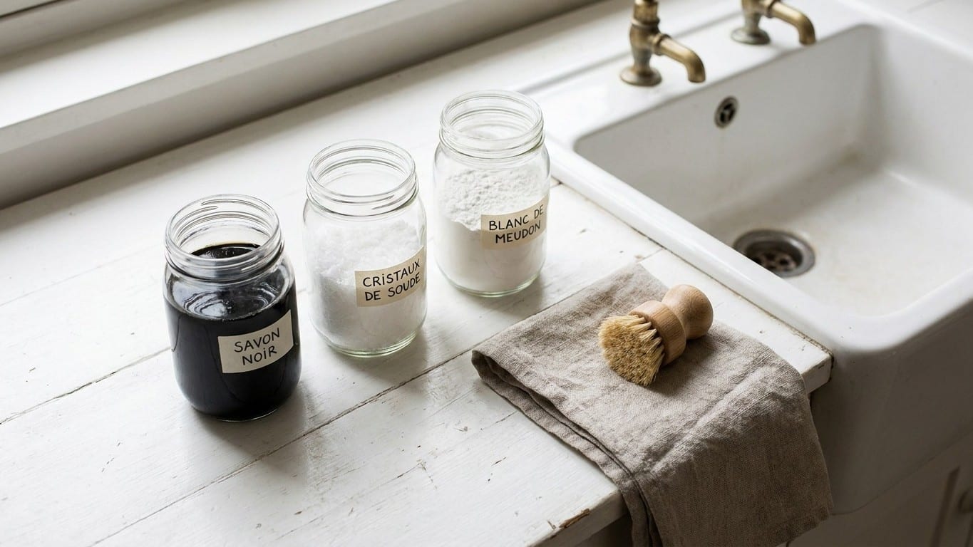 Ma grand-m&egrave;re n'achetait jamais un seul produit m&eacute;nager et pourtant sa maison brillait du sol au plafond : les trois chose...