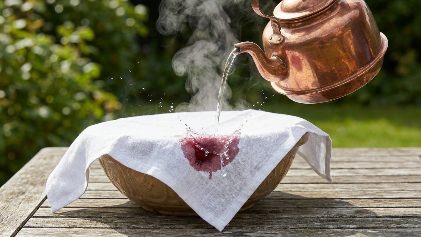 Ma grand-m&egrave;re ne mettait jamais de d&eacute;tachant sur ses nappes tach&eacute;es de cerise et pourtant elles ressortaient blanches : ce...