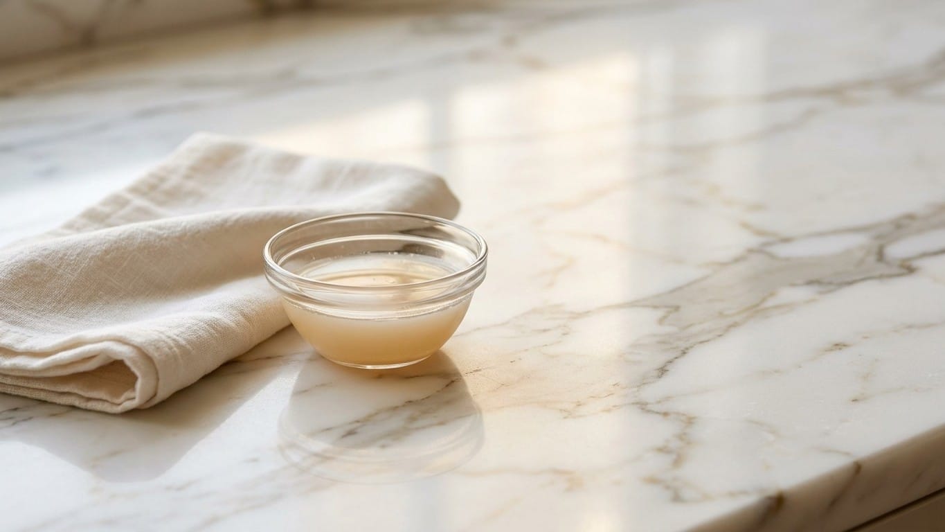 Ma grand-m&egrave;re ne mettait jamais une goutte de vinaigre blanc sur son marbre et pourtant il restait brillant : ce qu'elle p...