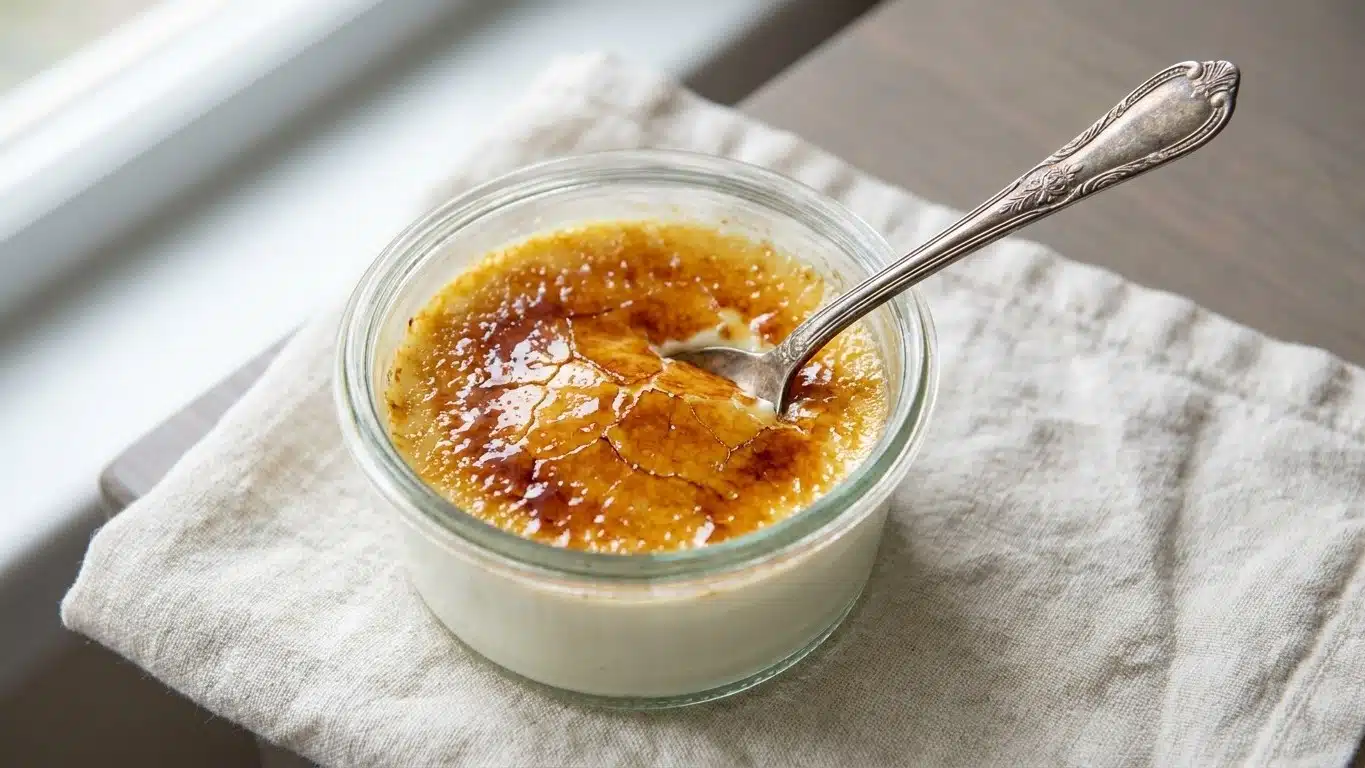Ma voisine ne fait jamais de cr&egrave;me br&ucirc;l&eacute;e et pourtant sa cro&ucirc;te caram&eacute;lis&eacute;e craque sous la cuill&egrave;re : ce qu'elle saupoudre...