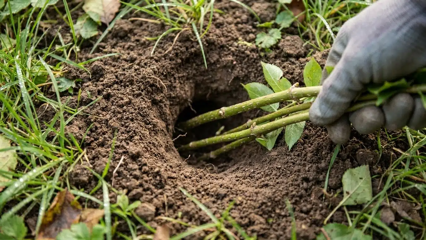 Mon voisin enfonce toujours des rameaux de sureau dans les galeries de son potager et ce n'est pas pour marquer ses rangs