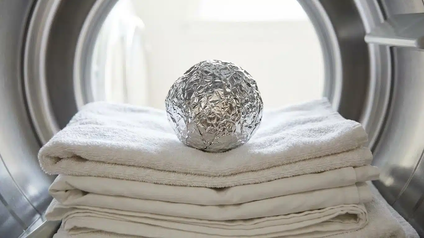 Mon voisin glisse toujours une boule de papier aluminium dans son s&egrave;che-linge avant chaque cycle et ce n'est pas pour le p...