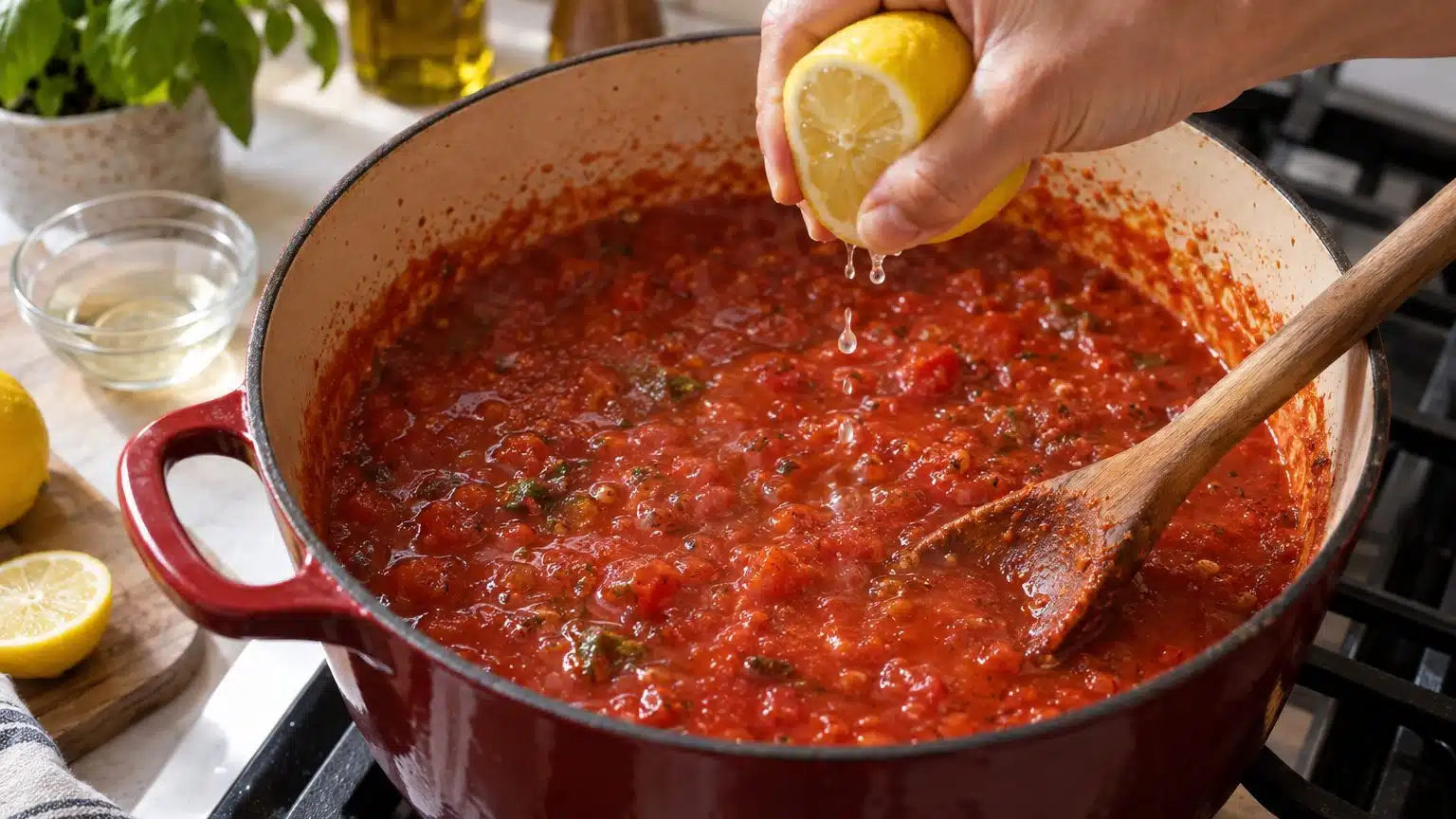 Bicarbonate dans une sauce tomate : corriger le goût sans refaire la recette