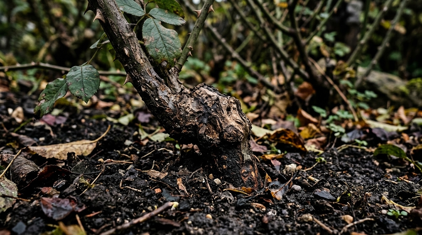 Ce rosier qui ne fleurit plus en septembre cache un détail sous 3 cm de terre