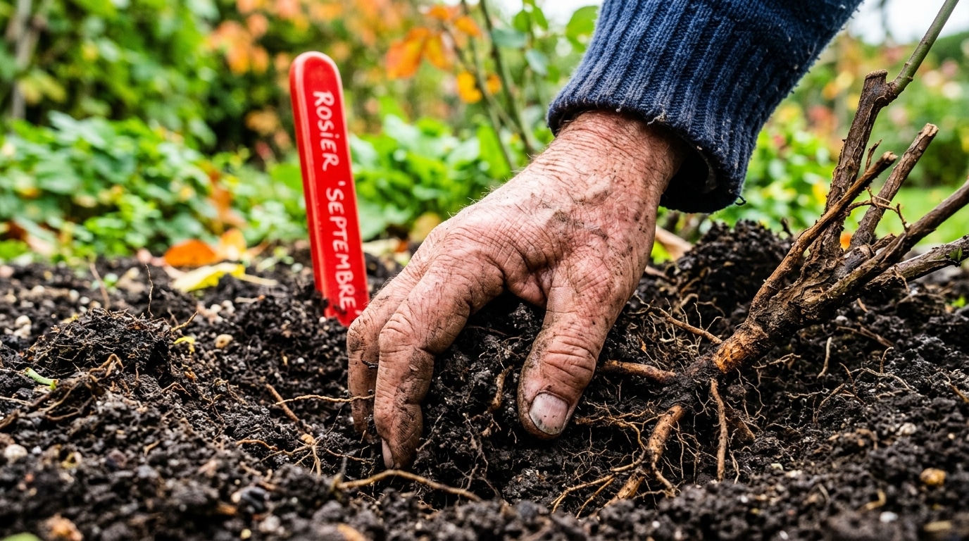 Enfoncez un doigt dans la terre de votre massif mi-septembre : c’est le test que les pépiniéristes font avant de planter