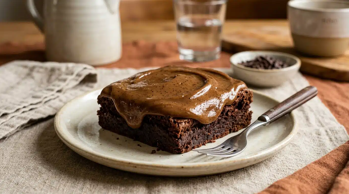 Je ne sers plus jamais un brownie nature : le gla&ccedil;age au caf&eacute; des p&acirc;tissiers que tout le monde devrait conna&icirc;tre