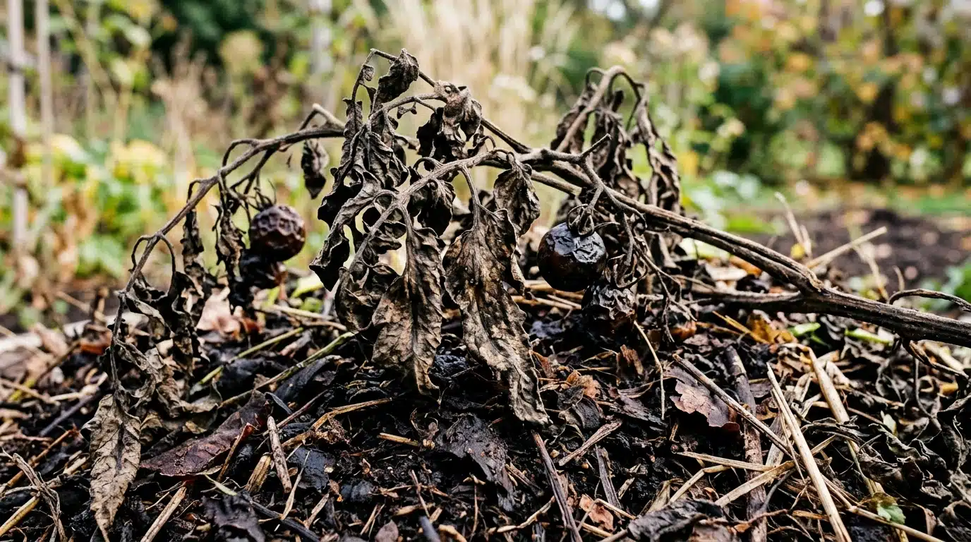 &laquo; Je pensais bien faire &raquo; : pourquoi un pied de tomate malade n&rsquo;a rien &agrave; faire au compost