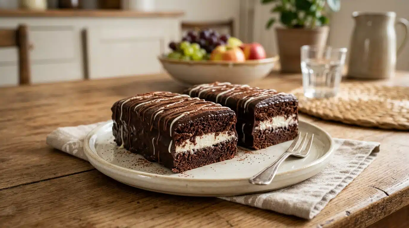 On s&rsquo;obstine tous &agrave; glisser des Kinder D&eacute;lice dans le cartable, alors que ce g&acirc;teau maison au cacao fait bien mieux