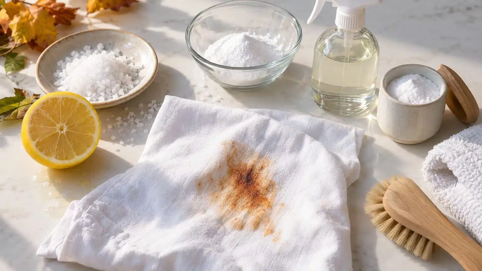 Tache de rouille : la faire partir m&ecirc;me s&egrave;che ou d&eacute;j&agrave; lav&eacute;e