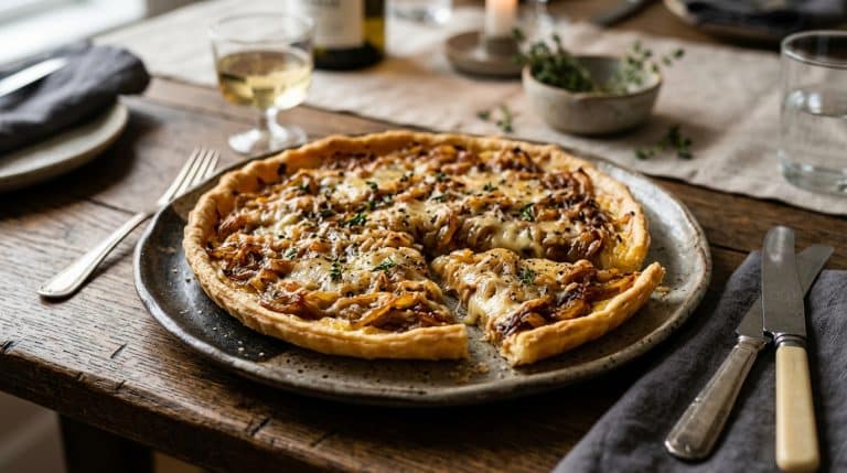 tarte oignon fromage