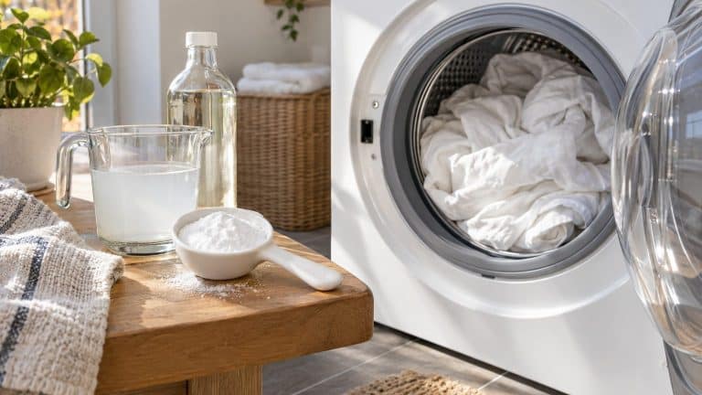 Blanchir le linge au bicarbonate : dosage, machine ou trempage &agrave; la main