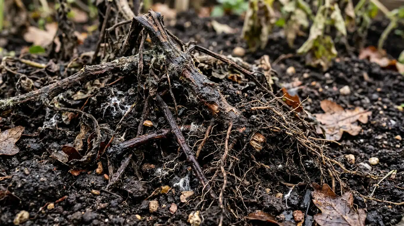 Deux voisins vident leur potager en octobre : au printemps, un seul bêche sans forcer