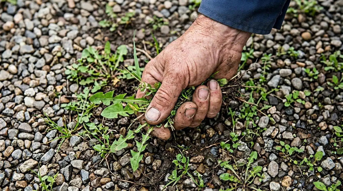 « Je pensais bien faire » : pourquoi saler les graviers de l’allée contre les mauvaises herbes est une fausse bonne idée