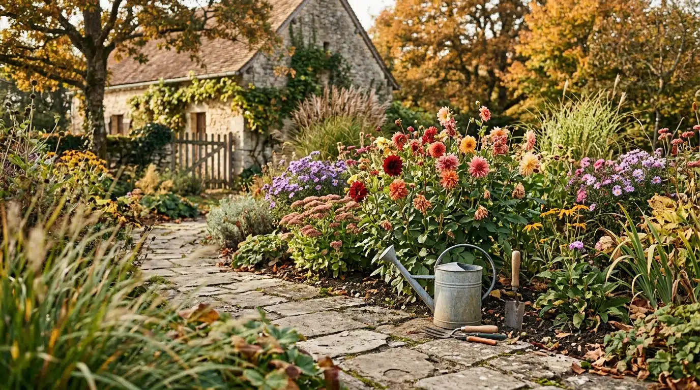 Les anciens fendaient leurs dahlias avant l’hiver, et pas par hasard