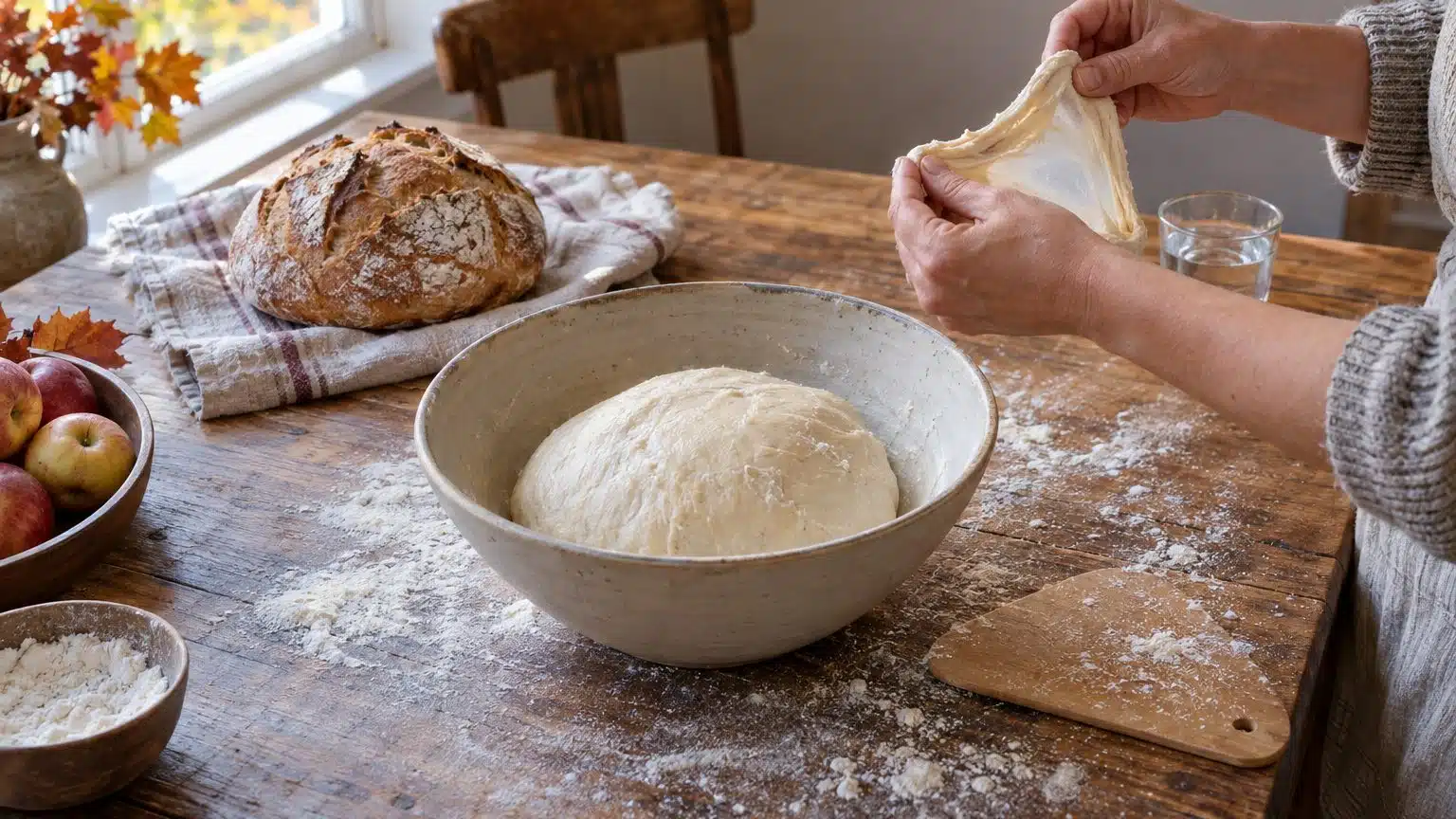 Pâte à pain : la bonne consistance et comment la corriger
