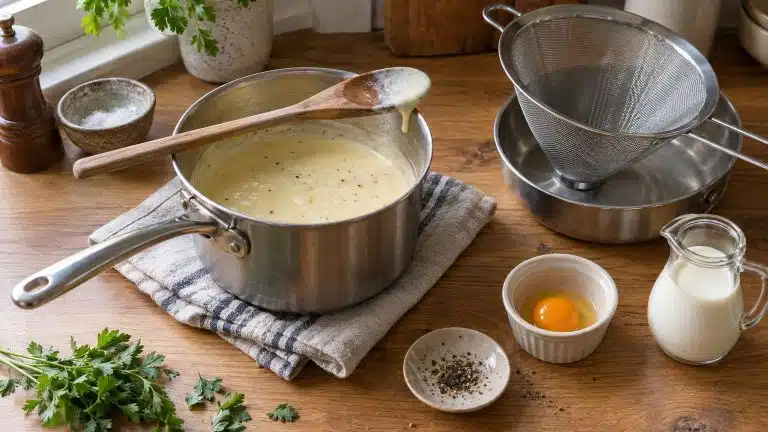 Sauce à la crème qui a tourné ou mal réchauffée : la rattraper en quelques minutes