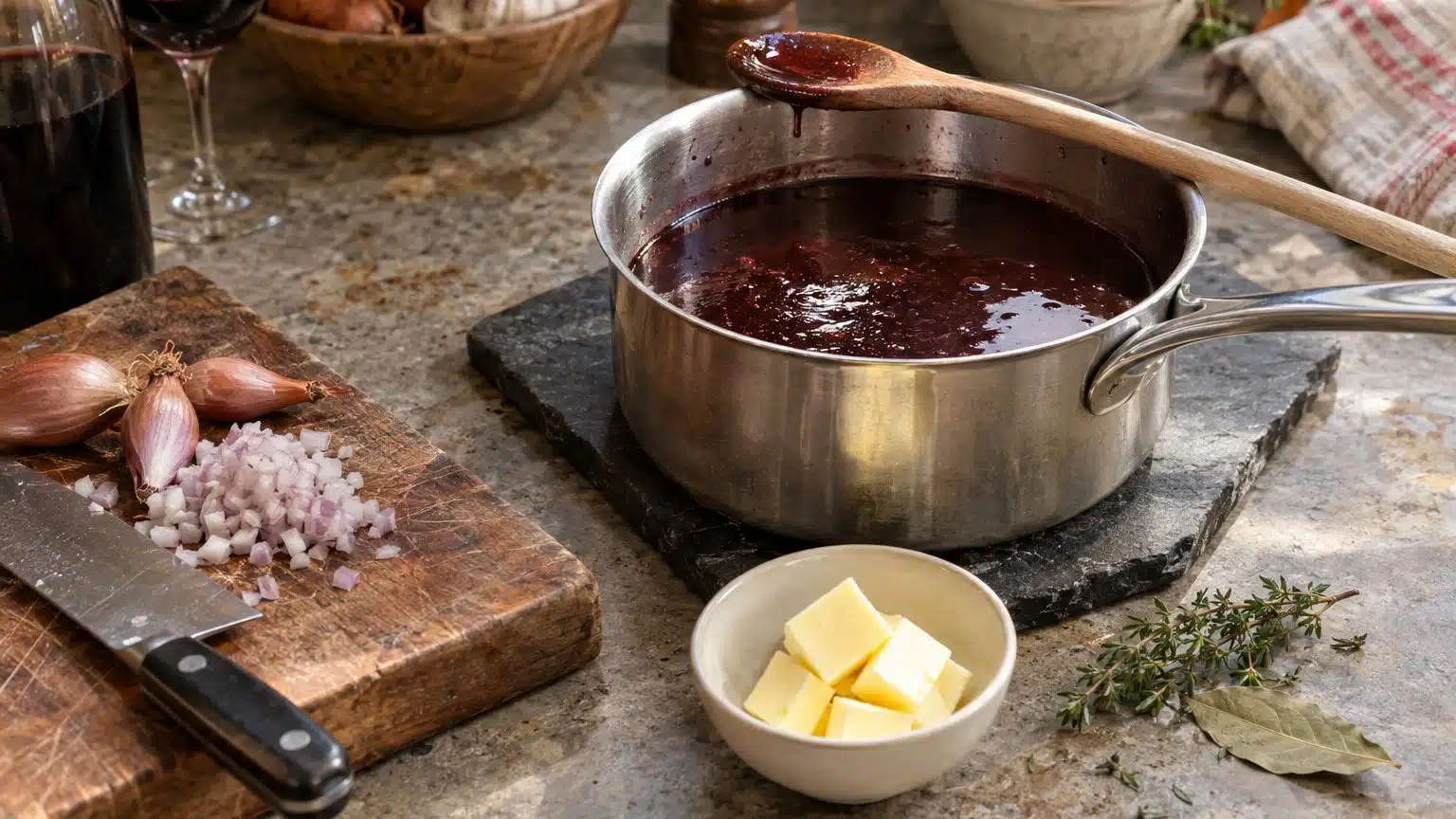 Sauce au vin rouge : la recette et les trois moments où ça rate