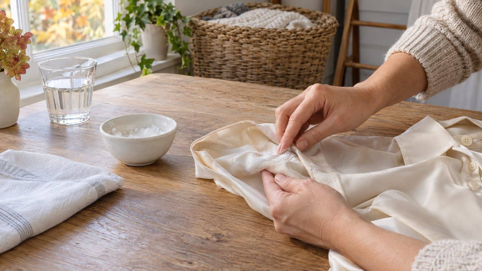 Tester un d&eacute;tachant sans risquer de d&eacute;colorer le tissu