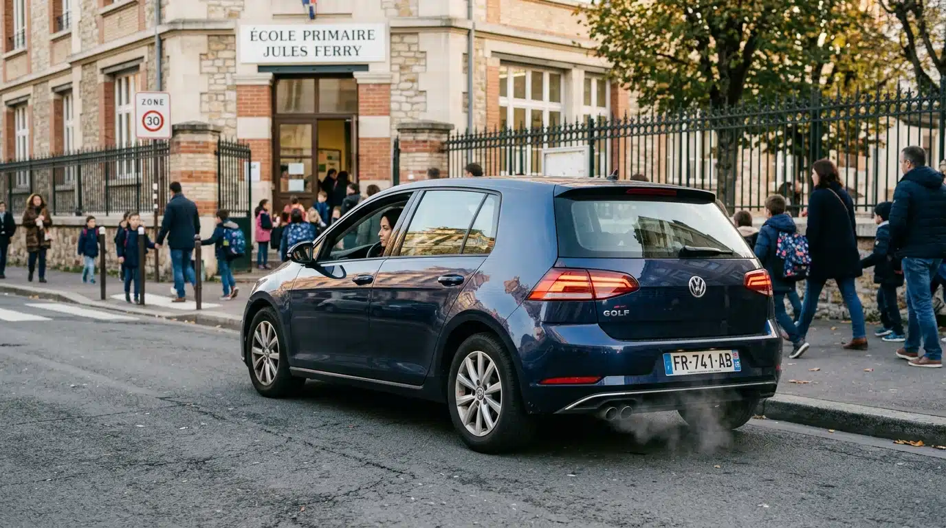 Ma voisine ne dit jamais un mot aux automobilistes qui attendent moteur allum&eacute; devant l&rsquo;&eacute;cole et pourtant aucun ne s&rsquo;&eacute;ternise : ce qu&rsquo;elle fait sur le trottoir suffit &agrave; les faire partir